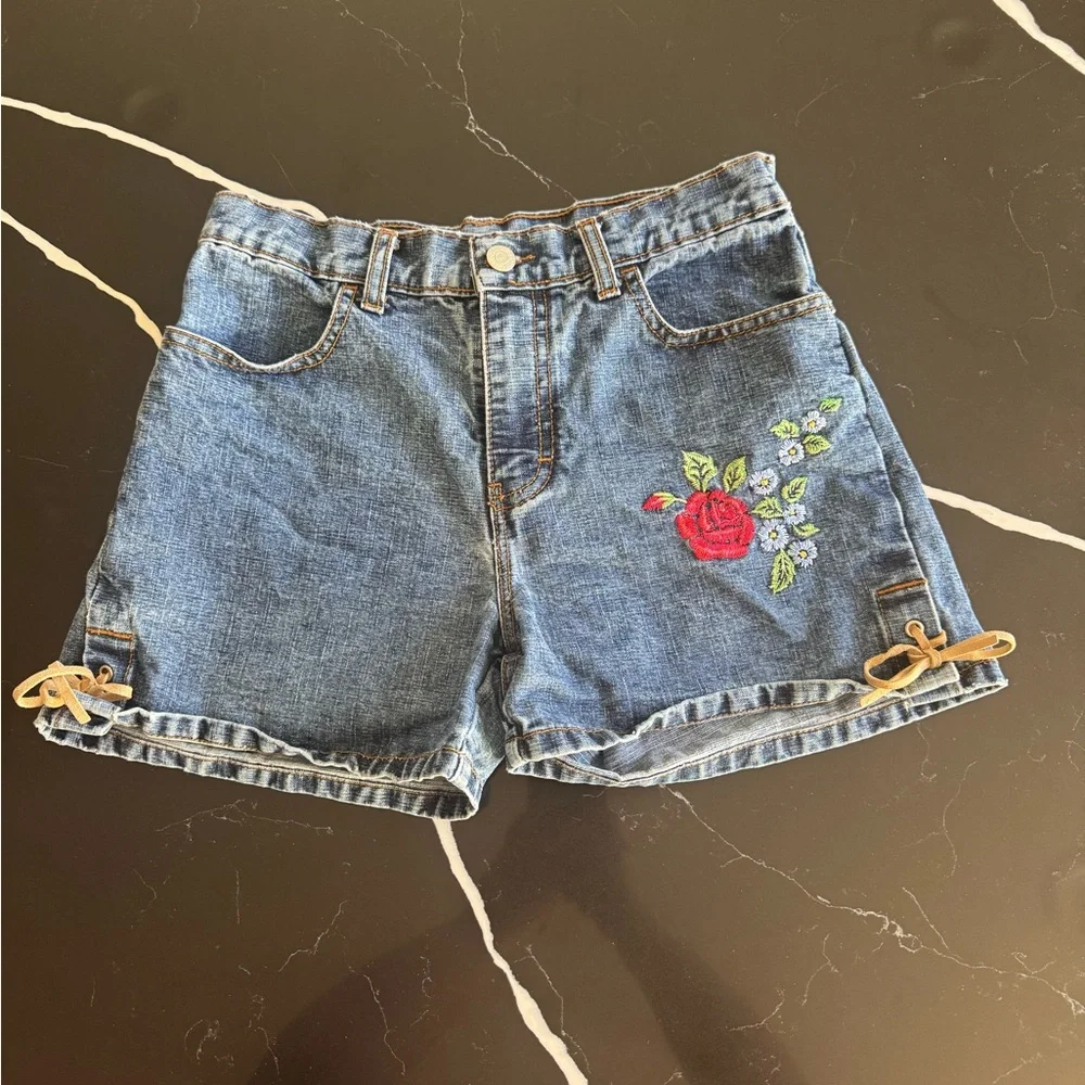 Girls Y2K Denim Jordache Shorts‎